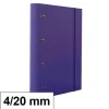 CARPETA 4 ANILLAS 20MM FOLIO PLUS OFFICE CARTON FO