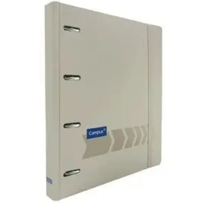 CARPETA CAMPUS CON 4 ANILLAS DE 35 MM COLOR BEIGE