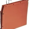 CARPETA COLGANTE ELBA CART.TUB D CON GANCHOS VISOR LATERAL V KRAFT NARANJA 240G 250X350MM PAQUETE DE 25 (50700/SP0020)