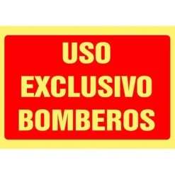 CARTEL 312X212 USO BOMBEROS 020-L MAK295019