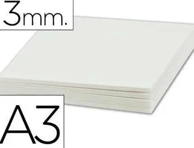 CARTON PLUMA LIDERPAPEL DOBLE CARA DIN A3 ESPESOR 3 MM