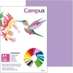CARTULINA CAMPUS A4 180G VIOLETA