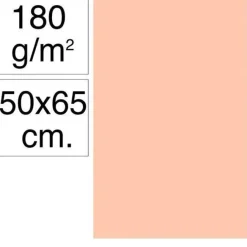 CARTULINA CAMPUS 50X65 180G CARNE