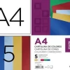 CARTULINA LIDERPAPEL A4 235 G/M2 METALIZADA 5 COLORES SURTIDOS PAQUETE DE 50