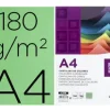 CARTULINA LIDERPAPEL A4 180G/M2 VERDE BILLAR PAQUETE DE 100