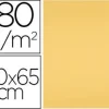 CARTULINA LIDERPAPEL 50X65 180 GR ORO PAQUETE DE 25