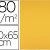 CARTULINA LIDERPAPEL 50X65 180 GR ORO VIEJO PAQUETE DE 25