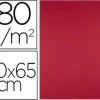 CARTULINA LIDERPAPEL 50X65 CM 180G/M2 ROJO NAVIDAD PAQUETE DE 25