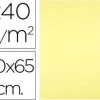 CARTULINA LIDERPAPEL 50X65 CM 240G/M2 AMARILLO MEDIO PAQUETE DE 25 UNIDADES