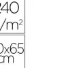 CARTULINA LIDERPAPEL 50X65 CM 240G/M2 BLANCO PAQUETE DE 25 UNIDADES