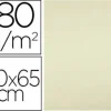 CARTULINA LIDERPAPEL 50X65 CM 180G/M2 AMARILLO PAQUETE DE 25