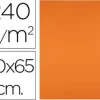 CARTULINA LIDERPAPEL 50X65 CM 240G/M2 NARANJA PAQUETE DE 25 UNIDADES