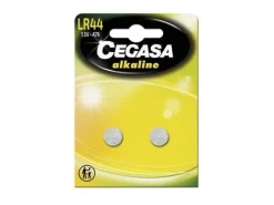 CEGASA LR44 PACK DE 2 PILAS LR44 1.5V - IDEAL PARA MANDOS A DISTANCIA, JUGUETES Y TERMOMETROS DIGITALES