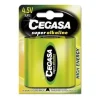 CEGASA SUPER ALKALINE PACK DE 1 PILA 3LR12 4.5V - ALTA TECNOLOGIA - FIABILIDAD - ELEVADO RENDIMIENTO - MAXIMAS PRESTACIONES