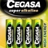 CEGASA SUPER ALKALINE PACK DE 4 PILAS LR6 AA - ALTO RENDIMIENTO - FIABILIDAD - TECNOLOGIA AVANZADA