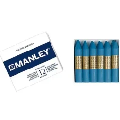 #CERAS MANLEY MONOCOLOR AZUL COBALTO 012UDS
