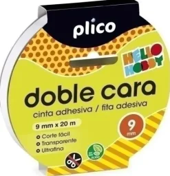 CINTA ADHESIVA DOBLE CARA 009MM 50M