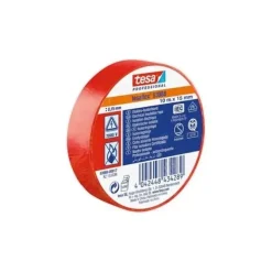 CINTA AMERICA TESA PROFESSIONAL SOFT PVC ROJO 15 M