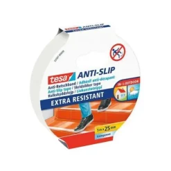 CINTA ANTIDESLIZANTE TESA TRANSPARENTE 25 MM X 5 M