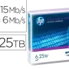 CINTA DATOS HP LTO ULTRIUM 6 2.5TB/6.25TB RW/1000 PAGINAS