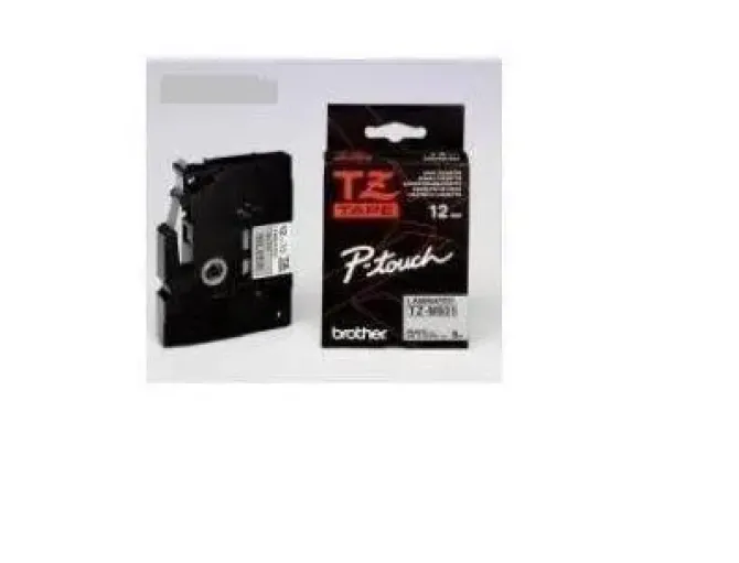 CINTA PARA ETIQUETADORES BROTHER CINTA ROTULADORA PLATA / NEGRO 12