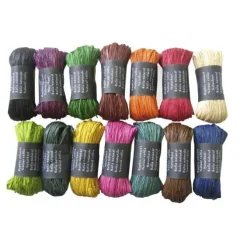 CLAIREFONTAINE OVILLO DE RAFIA NATURAL 50G, SURTIDO DE 15 COLORES 196098C