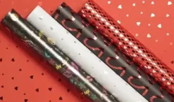 CLAIREFONTAINE PAPEL DE REGALO 80GR ROLLO PREMIUM AMOR 2M X 0,70M 95886C