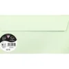 CLAIREFONTAINE PAQUETE 20 SOBRES COLOR POLEN VERDE 110X220MM. 120 G. REF.5475C