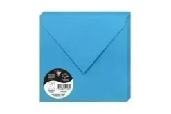 CLAIREFONTAINE POLLEN 20 SOBRES CUADRADO 165X165MM 120GR AZUL TURQUESA 5553C