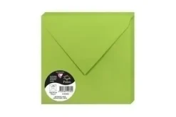CLAIREFONTAINE POLLEN 20 SOBRES CUADRADO 165X165MM 120GR VERDE MENTA 5543C