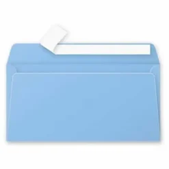 CLAIREFONTAINE POLLEN 20 SOBRES PLUS 110X220 120GR AZUL LAVANDA 55725C