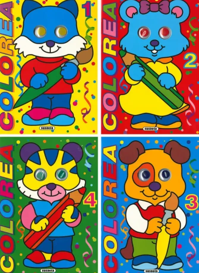 COLOREABLES CON OJOS