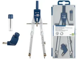 COMPAS LIDERPAPEL MICROMETRICO CON BIGOTERA RAPIDA Y ADAPTADOR