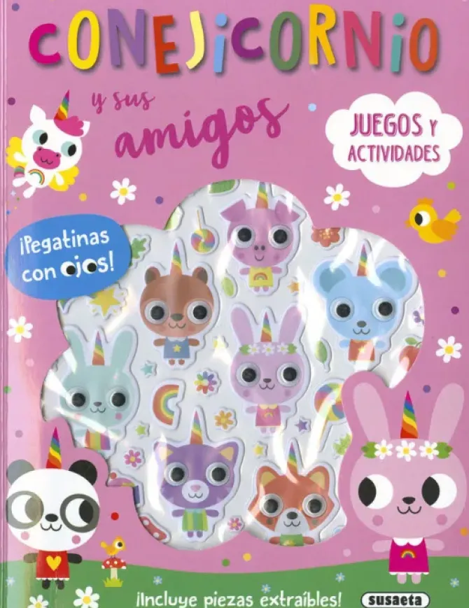 CONEJICORNIO - PEGATINAS CON OJOS