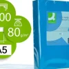 CONNECT PAPEL 500 HOJAS A5 CUARTILLA AZUL INTENSO 210X148,5MM 80GR