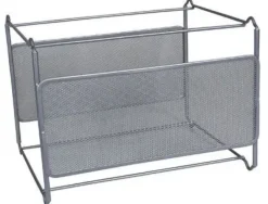 CONNECT SOPORTE METALICO REJILLA CARPETAS COLGANTES DIN A4 COLOR PLATA CS35520 KF00832
