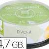 CONNECT TARRINA DVD-R 25 UNIDADES CS72682