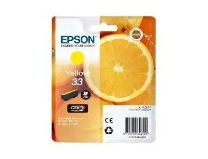 CONSUMIBLES EPSON TINTA CLARIA 33 AMARILLO PREM BL