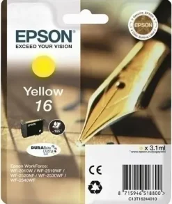 CONSUMIBLES EPSON TINTA DURABRITE 16 AMARILLO BL
