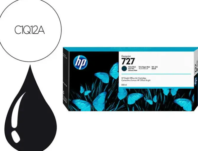 CONSUMIBLES HP INC TINTA NEGRO FOTO HP 727 300 ML