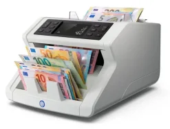 CONTADOR TOTALIZADOR DE BILLETES SAFESCAN 2265 CUENTA EURO LIBRA MEZCLADOS VERIFICA UV/MG/COLOR/TAMAÑO Y ESPESOR