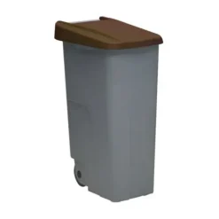 CONTENEDOR RECICLAJE 110 LITROS MARRO´N