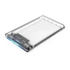 COOLBOX CAJA EXTERNA 2,5 SLIMCHASE T-2533 SATA - USB3.0 - TRANSPARENTE