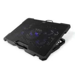 COOLBOX NCP17-V5 BASE DE REFRIGERACION PARA PORTATIL HASTA 17.3 - 5 VENTILADORES - 4 POSICIONES DE INCLINACION - ILUMINACION LED AZUL - 2 PUERTOS USB 2.0