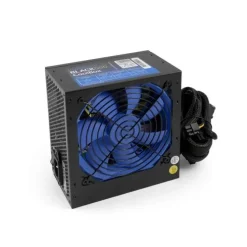 COOLBOX POWERLINE BLACK 500 FUENTE DE ALIMENTACION 500W ATX - VENTILADOR 120MM- CABLES MALLADOS