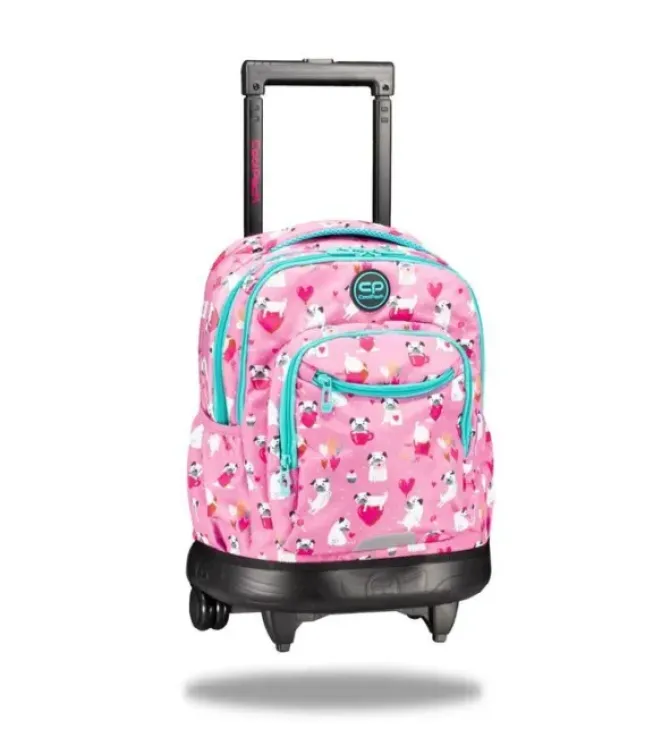 COOLPALCK MOCHILA RUEDAS ROSA PERROS BUZZER PET LOVE F004893