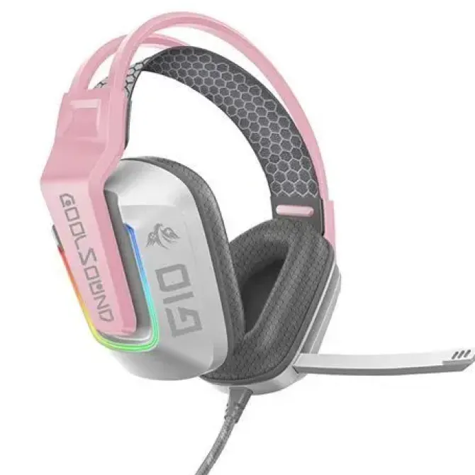 COOLSOUND AURICULAR GAMING G10 - COMPATIBLE CON XBOX, PS5, PS4, SWITCH Y PC - COLOR ROSA