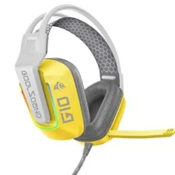 COOLSOUND AURICULAR GAMING G10 - COMPATIBLE CON XBOX, PS5, PS4, SWITCH Y PC - COLOR AMARILLO