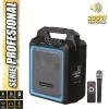 COOLSOUND PRO 200 ALTAVOZ AUTOAMPLIFICADO BLUETOOTH 200W 6.5 60W RMS CON BATERIA - USB, SD, ENTRADA MIC. JACK 6.3MM - 1 MICROFONO SERIE PRO COOL - AUTONOMIA HASTA 3.5H - ASA DE TRANSPORTE - MANDO A DI