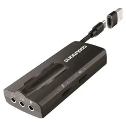 COOLSOUND TARJETA DE SONIDO EXTERNA 7.1 USB-C - ADAPTADOR A USB-A - ENTRADAS MICROFONO, AURICULARES 3.5MM 3 PIN, AURICULAR + MICROFONO 3.5MM 4 PIN